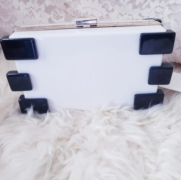 Handbags - Black and White Lego Clutch Bag NWT